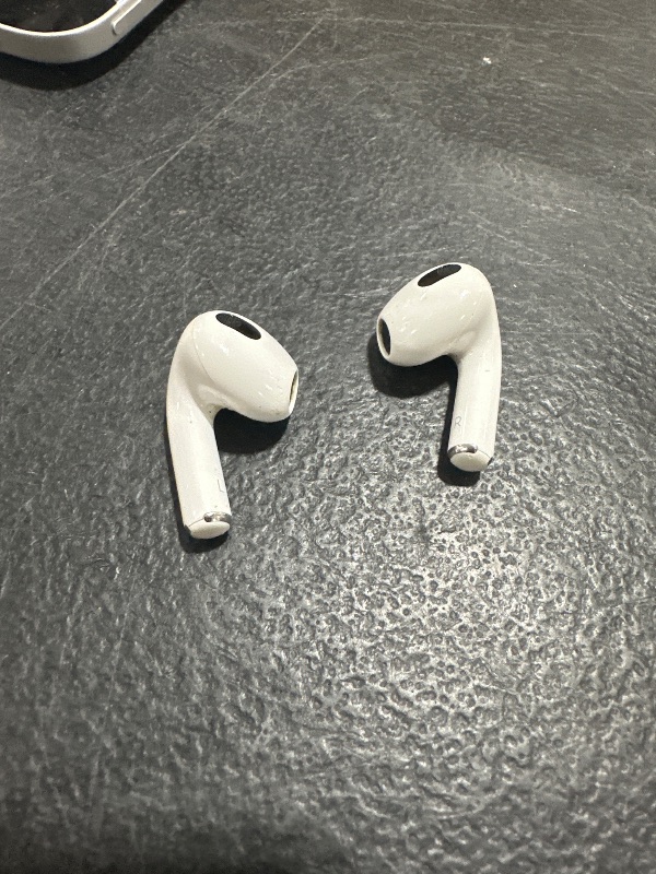 Photo 1 of Apple AirPods 4 Wireless Earbuds, Bluetooth Headphones, Personalized Spatial Audio, Sweat and Water Resistant, USB-C Charging Case, H2 Chip, Up to 30 Hours of Battery Life, Effortless Setup for iPhone