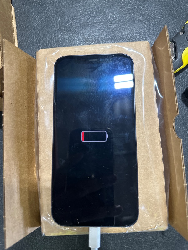 Photo 1 of Apple iPhone 12, 64GB, Black - Fully Unlocked (Renewed)