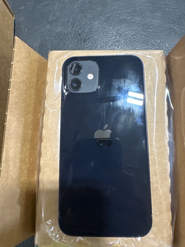 Photo 1 of Apple iPhone 12, 64GB, Black - Fully Unlocked (Renewed)