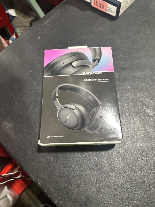 Photo 1 of Bose QuietComfort Ultra Bluetooth Headphones, Wireless Headphones with Spatial Audio, Over Ear Noise Cancelling with Mic, Up to 24 Hours of Playtime, Black