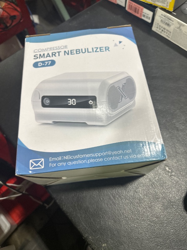 Photo 1 of Smart Digital Display Nebulizer Machine for Adults and Kids, Compression Nebulizer for Breathing Treatment, Jet Nebulizer with Timing Function for Home