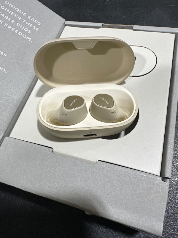 Photo 1 of Jabra Elite 7 Pro in Ear Bluetooth Earbuds - Adjustable Active Noise Cancellation True Wireless Buds in a Compact Design MultiSensor Voice Technology for Clear Calls - Gold Beige