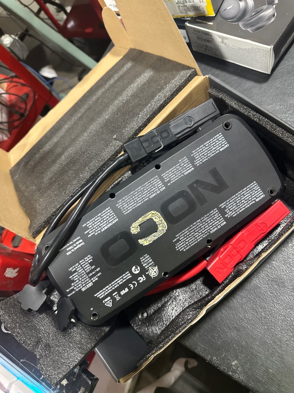 Photo 1 of NOCO Boost X GBX155: 4250A UltraSafe Jump Starter – 12V Lithium Battery Booster Pack, Portable Jump Box, Power Bank & Jumper Cables - for 10.0L Gas and 8.0L Diesel Engines
