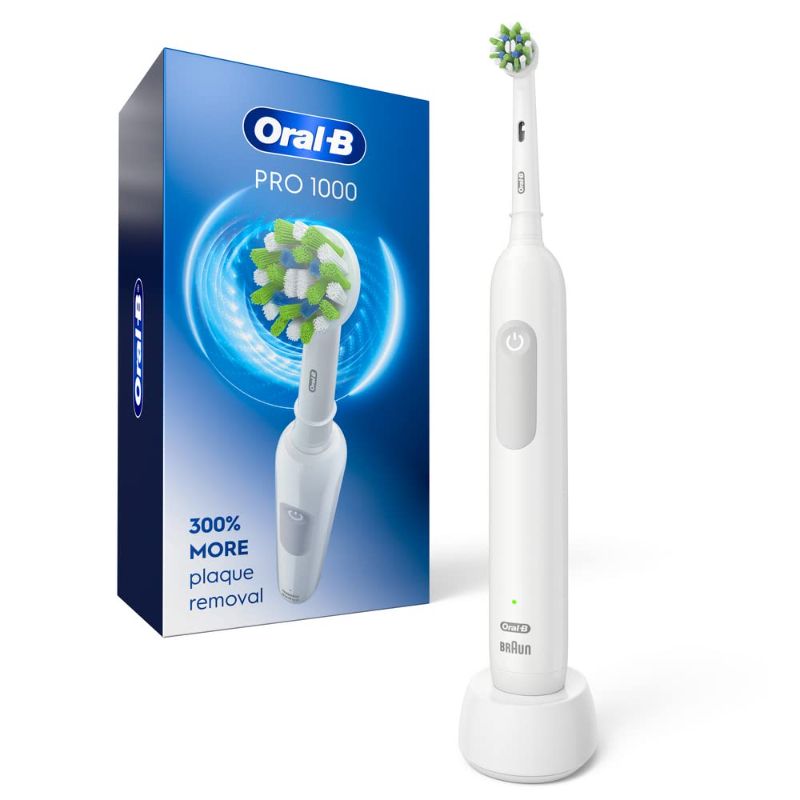 Photo 1 of Oral-B Pro 1000 Rechargeable Electric Toothbrush, White