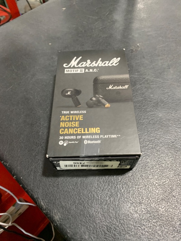 Photo 1 of Marshall Motif II True Wireless Active Noise-Canceling Earbuds Headphones, Black