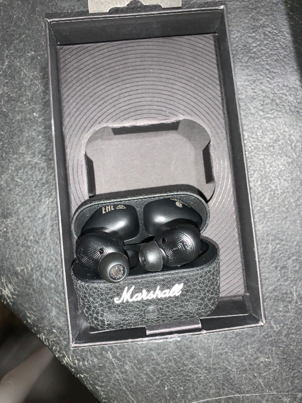 Photo 1 of Marshall Motif II True Wireless Active Noise-Canceling Earbuds Headphones, Black