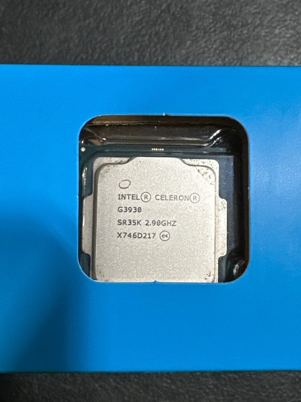 Photo 1 of Intel Celeron G3930 2.90GHz 2M Cache Dual-Core CPU Processor SR35K LGA1151 Tray