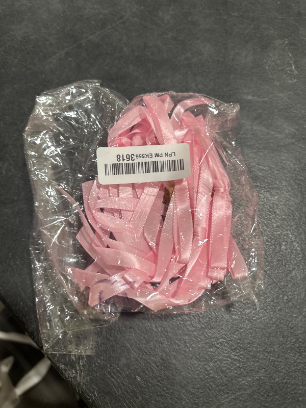 Photo 1 of Teenyyou 12 Pcs Pink Bow Ribbon Cake Toppers 5 x 7 Inches Satin Bowknot Cake Toppers Coquette Birthday Party Decorations for Wedding Bridal Baby Shower Bachelorette Party Supplies