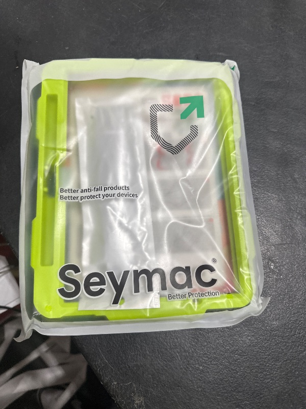Photo 1 of SEYMAC Case for iPad Air 11 Inch M3 2025/M2 2024 (Air 7th/6th Generation), Heavy Duty Shockproof Protective Case with Screen Protector, Rotating Stand and Hand/Shoulder Strap, Green