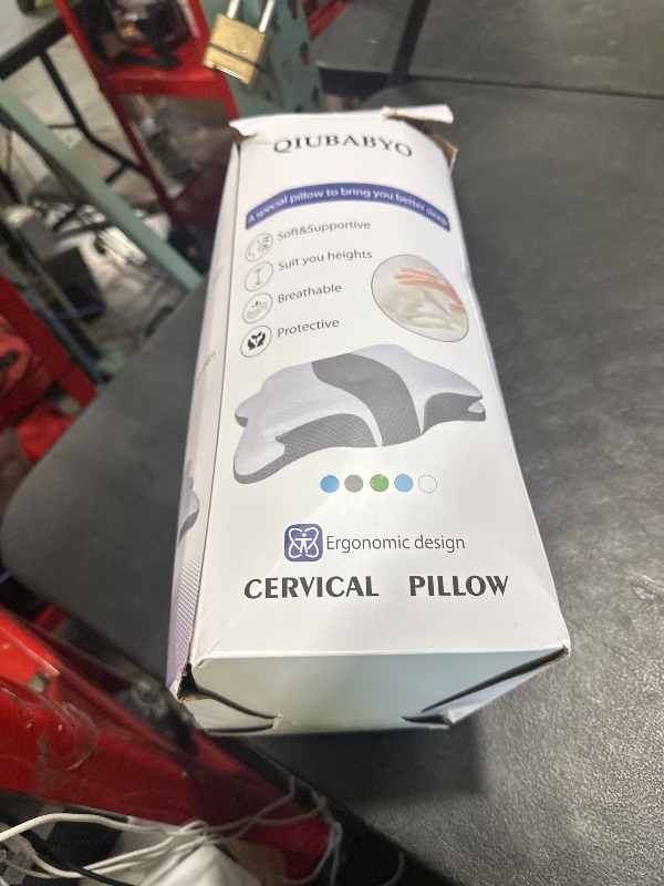Photo 1 of Pain Relief Cervical Pillow for Neck Support,Adjustable Ergonomic Pillow Cozy Sleeping,Odorless Orthopedic Memory Foam Pillows,Contour Bed Pillow for Side Back Stomach Sleeper