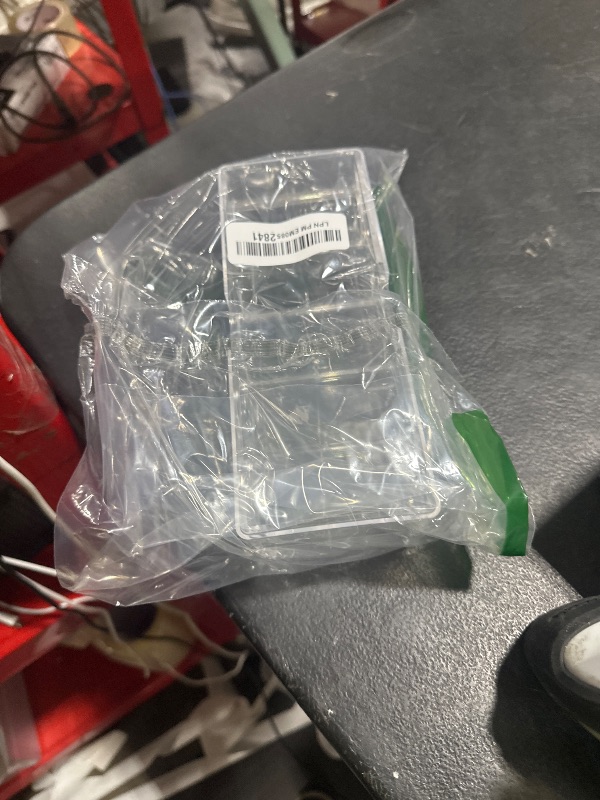 Photo 1 of Poker Chip Holder Tray Racks - 1Pack Clear Acrylic Chips Rack Case with Cover Poker Table Accessories