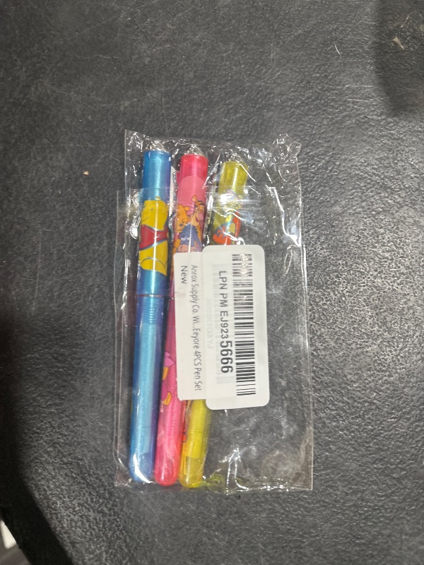 Photo 1 of Anrox Supply Co. Pooh Piglet Tigger Eeyore 4PCS Pen Set