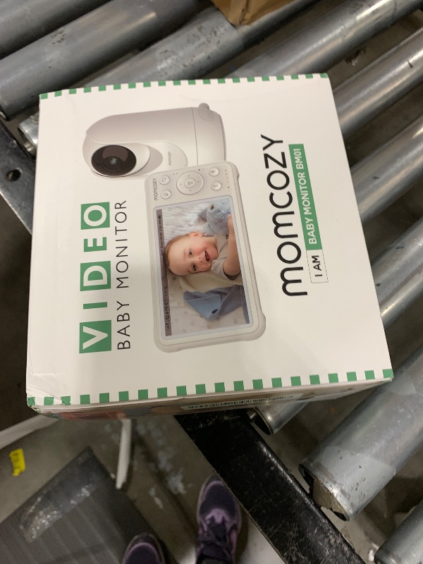 Photo 1 of Momcozy Video Baby Monitor, 1080P 5" HD Baby Monitor with Camera & Wall Mount, Infrared Night Vision, 5000mAh Battery, 2-Way Audio, Temperature Sensor, Lullabies, 960ft Range, Ideal for New Moms, BM01