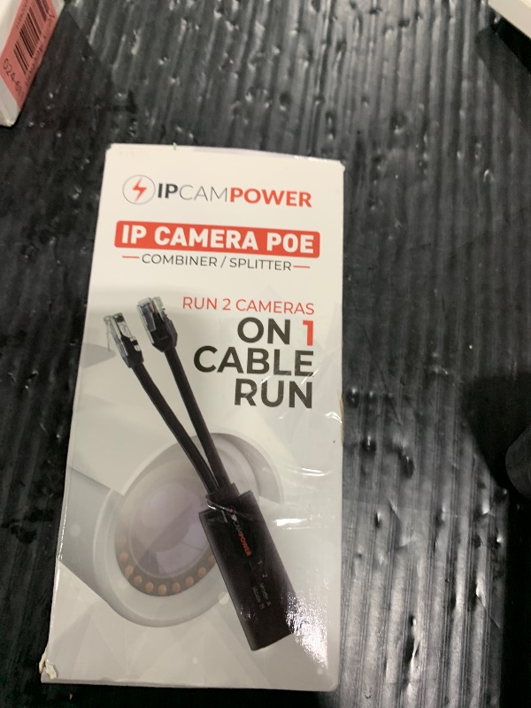 Photo 1 of IPCamPower POE Combiner Splitter Adapter, Run 2 IP Cameras on 1 Cable, Works on All POE Switches, POE NVR and POE Cameras, Mode A and B POE Compatible