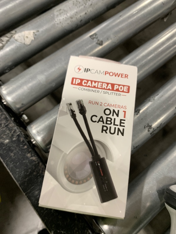 Photo 1 of IPCamPower POE Combiner Splitter Adapter, Run 2 IP Cameras on 1 Cable, Works on All POE Switches, POE NVR and POE Cameras, Mode A and B POE Compatible