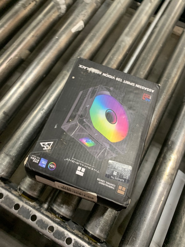 Photo 1 of Missing connection pieces--------------------  Thermalright Assassin Spirit 120 Vision ARGB Black, with Black Top Cover, CPU Air Cooler, PC Cooling,240 * 240 Resolving Power IPS LCD Screen,Editable,with 1.54in for Intel lga1851/1700/115X,AM4/AM5