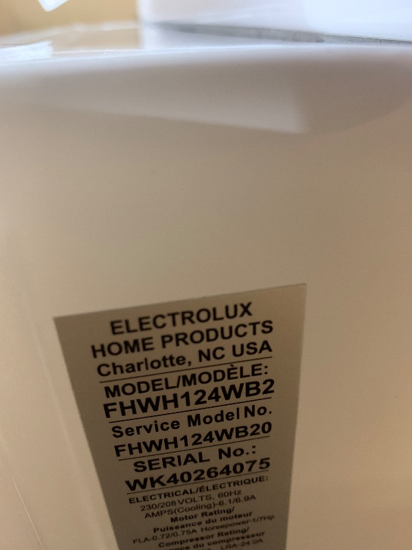 Photo 1 of Frigidaire 12,000 BTU Window Air Conditioner with Supplemental Heat, Cools & Heats Up to 550 Sq. Ft., Remote Control, Quiet Operation, Eco Mode, 3 Fan Speeds, White