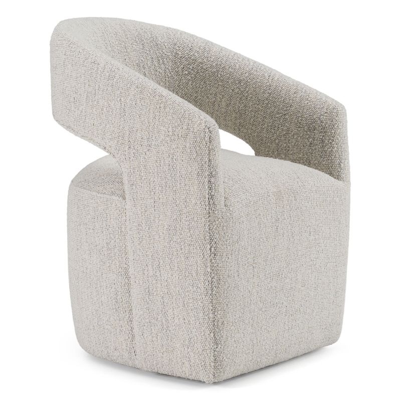 Photo 1 of Modrest Angie - Modern Beige Fabric Dining Chair
