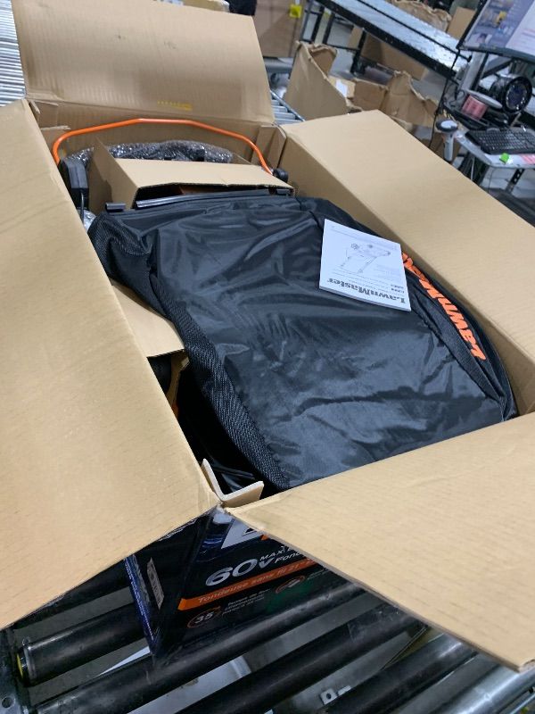 Photo 1 of Lawnmaster CLMFR6020A 60V MAX BRUSHLESS Li-On 21” Lawn Mower, Black & Orange
