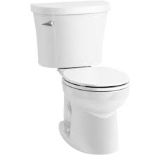 Photo 1 of Kingston™ Two-Piece Elongated 1.28 Gpf Toilet with Left-Hand Trip Lever