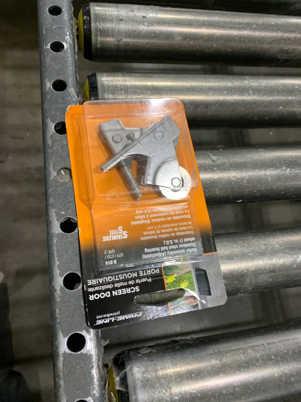 Photo 1 of Prime-Line B 814 1 In., Stainless Steel, Screen Door Roller Assembly, Bay Mills (2 Pack)