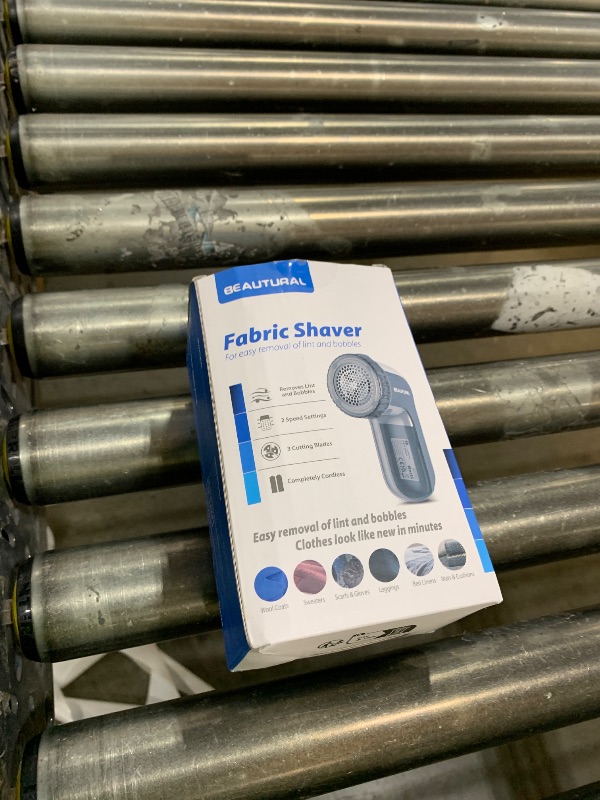 Photo 1 of BEAUTURAL Fabric Shaver and Lint Remover, Sweater Defuzzer with 2-Speeds, 2 Replaceable Stainless Steel Blades