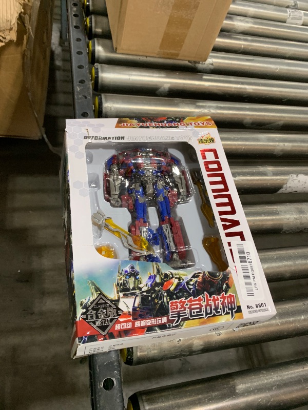 Photo 1 of QCCX Car Robot Toys, Deformation Toy Cars, Action Figure with Two Extra Interchangeable Head - Part of Alloy