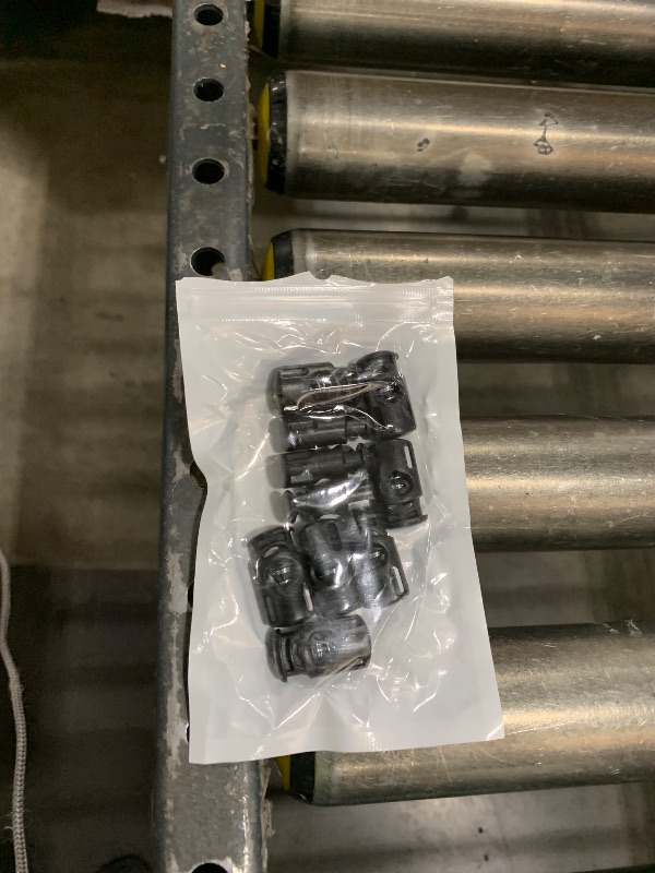 Photo 1 of 10 PCS Plastic Spring Cord Locks for Drawstring, Paracord Toggle Stopper Clasp Elastic Shoeslace Lock