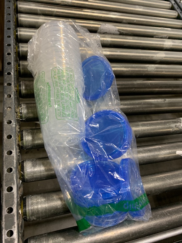 Photo 1 of 10 Pack Leakproof Freezer Containers for Food with Twist Top Lids - 32 Oz BPA Free Reusable Plastic Soup Containers