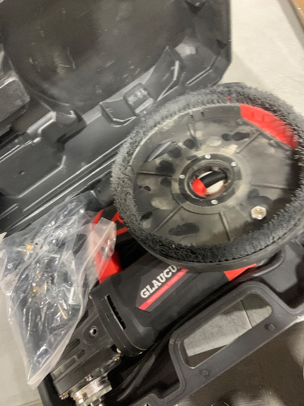 Photo 1 of GLAUCUS® 7-Inch Concrete Surface Grinder, Angle Grinder Kit with Dust Shroud, floor grinder, 2200W Motor,Auxiliary Handle, Diamond Wheel, 90° Seamless sanding for Floor, Wall, Adhesive and Ceiling