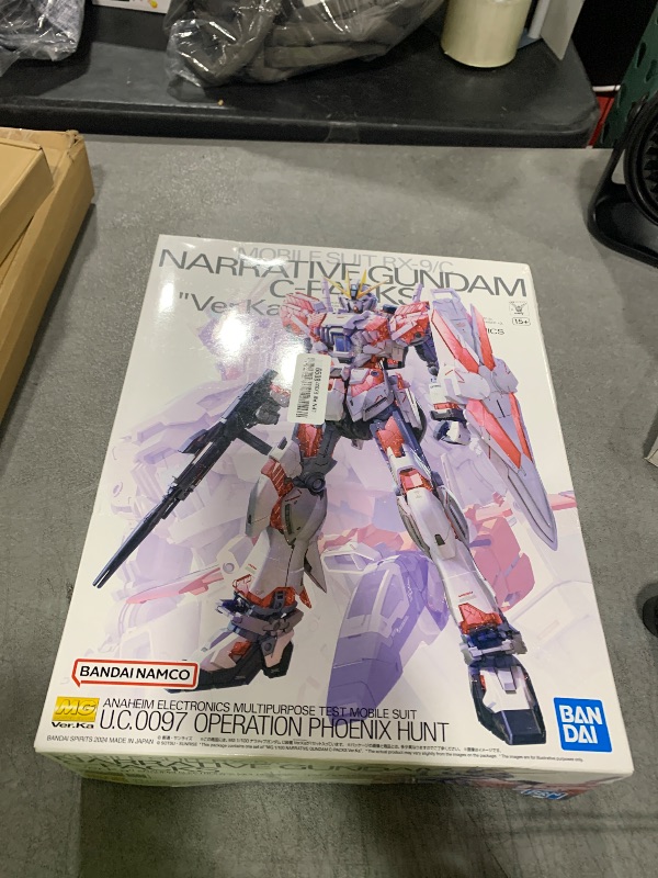 Photo 1 of Bandai Hobby - Gundam NT - Narrative Gundam C-Packs ver. Ka, Bandai Spirits MG 1/100 Model Kit