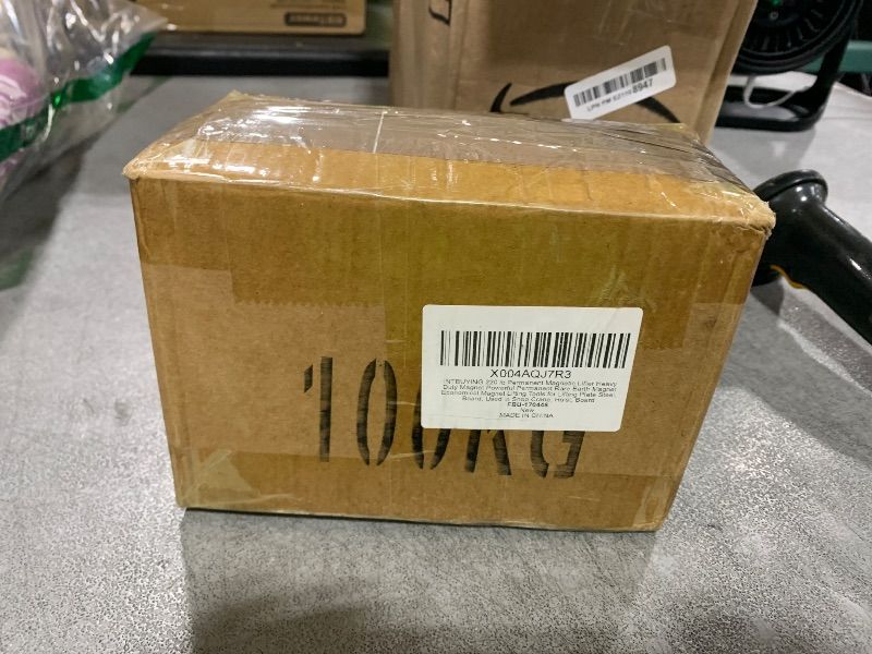 Photo 1 of INTBUYING 220 lb Permanent Magnetic Lifter Heavy Duty Magnet Powerful Permanent Rare Earth Magnet Economical Magnet Lifting Tools for Lifting Plate Steel, Board, Used in Shop Crane, Hoist, Board