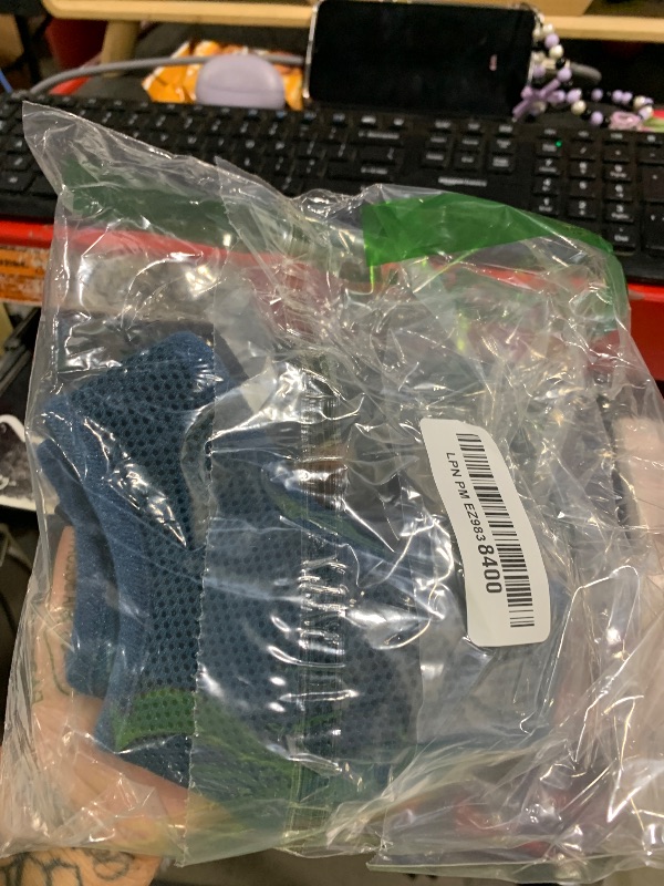 Photo 1 of Best Pet Supplies Voyager Step-in Air Dog Harness - All Weather Mesh, Reflective, No Pull Harness for Small, Medium Dogs, Cats - Secure with Hook & Loop Fastener, Buckle, Double D-Rings - Blue, L