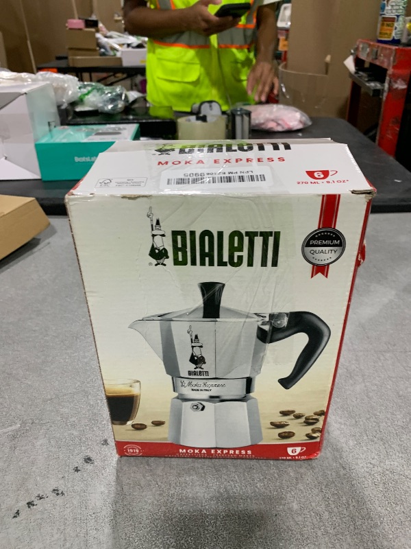 Photo 1 of Bialetti Moka Express 6 Cup, 1 EA, silver, 6800, 06800