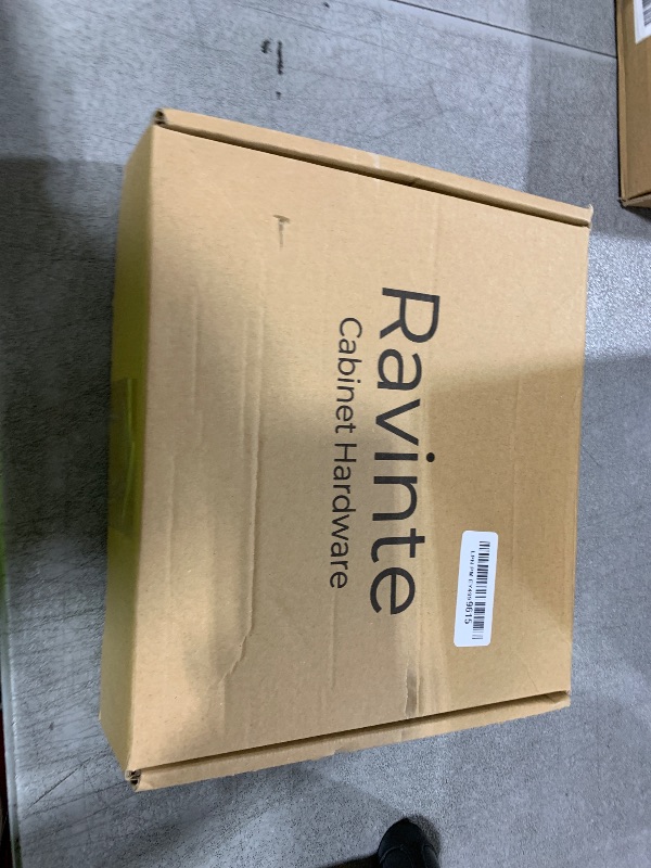 Photo 1 of Ravinte 35 Pack 6-1/4 Inch Kitchen Square Cabinet Handles Matte Black Stainless Steel Drawer Pulls Hardware
