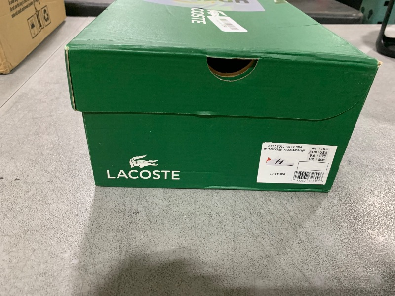 Photo 1 of Lacoste Men's Grad Vulc 120 2 P Sneakers White/Navy/Red
