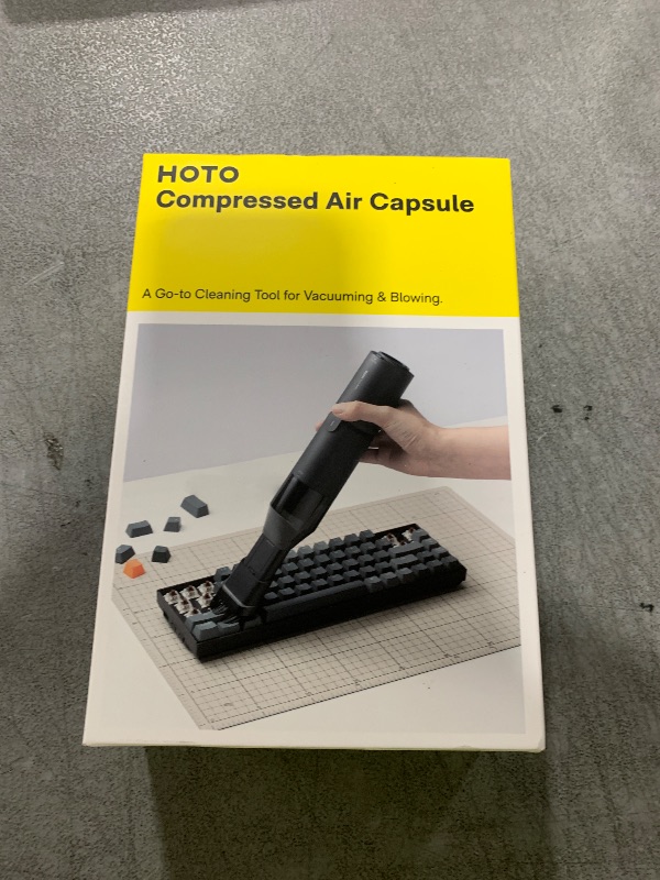 Photo 1 of HOTO Handheld Vacuum Cleaner Cordless, Desk Vacuum Cleaner Compressed Electric Air Duster 15000Pa Suction, 4-in-1 Portable Vortex Vacuum Dust Buster Air Blower for Computer, Keyboard