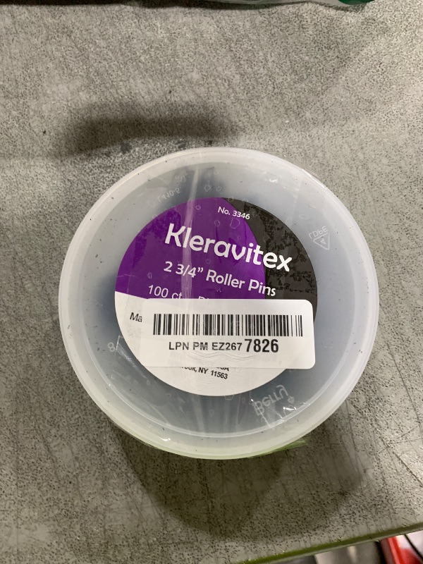 Photo 1 of Kleravitex BLACK Jumbo 2.75" Bobby Hair Pins - Black Tipped Flat Style Pins for Women - Perfect For Rollers - Hair Pins for Styling - Suitable for ALL Hair Types, 100 pieces Tub Made in USA