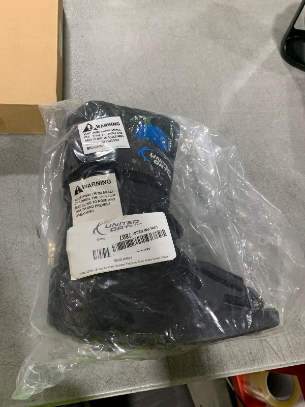 Photo 1 of United Ortho USA14111 Short Air Cam Walker Fracture Boot, Extra Small, Black