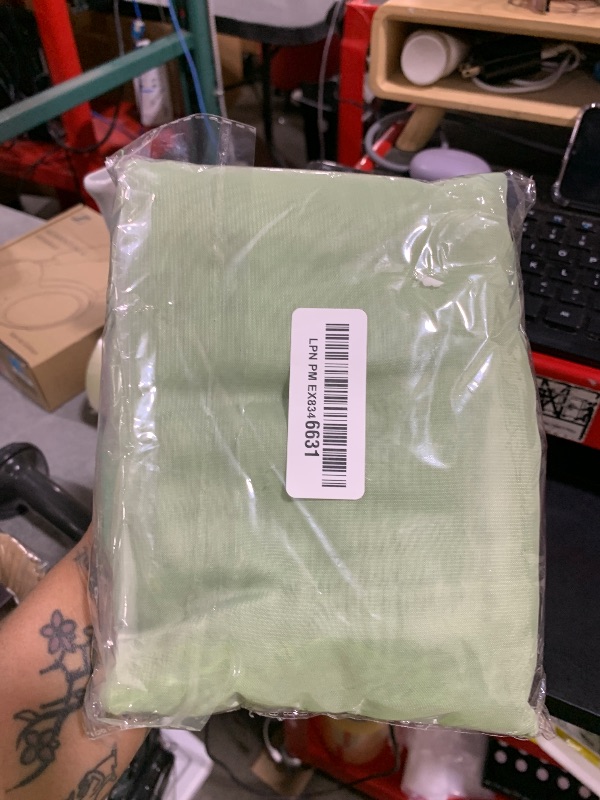 Photo 1 of Wedding Arch Draping Fabric,1 Panel 18FT Sage Green Arch Backdrop Drapes Chiffon Fabric Drapes Arbor Drapery for Wedding Ceremony Reception Swag Decorations