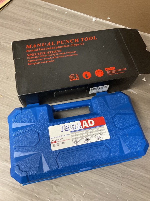 Photo 1 of IBOSAD manual punch tool 