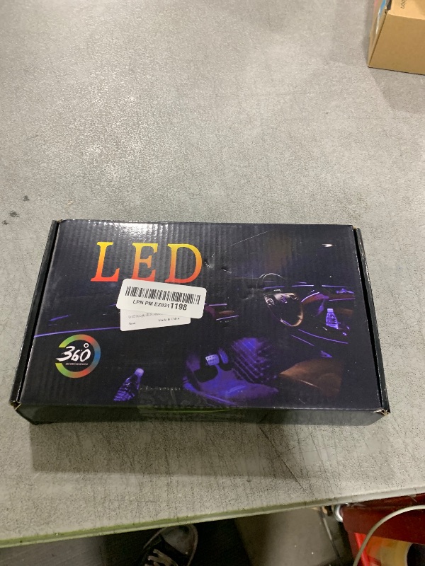 Photo 1 of Interior Car LED Strip Lights APP Control, 5 in 1 RGB 16 Million Colors Ambient Lighting Kit with 236 inches Fiber Optic, Music Mode Inside Car Lighting Decorations
