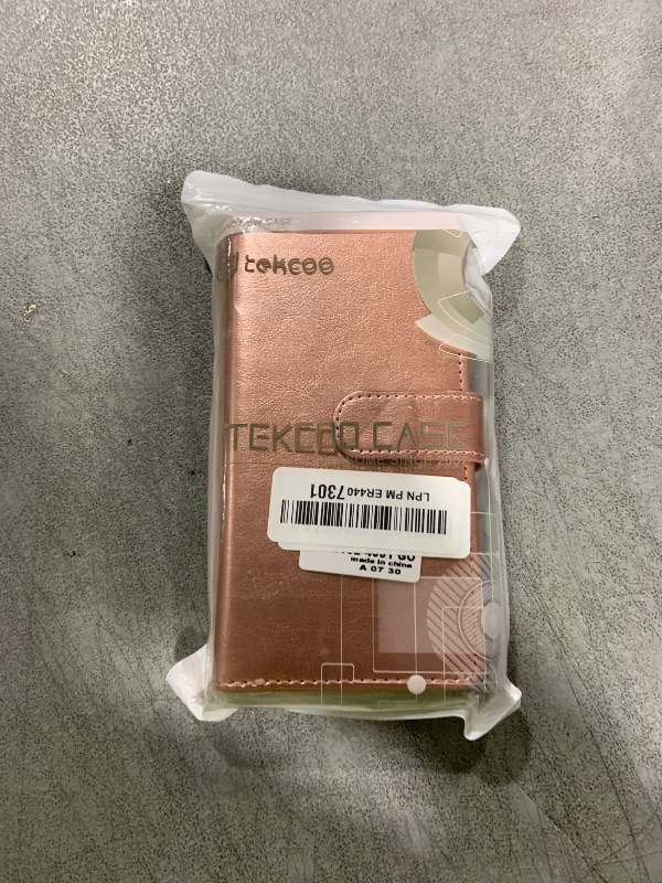 Photo 1 of Tekcoo Wallet Case for Galaxy S21 Plus, Luxury PU Leather ID Cash Credit Card Slots Holder Carrying Folio Flip Cover [Detachable Magnetic Hard Case] Kickstand for Samsung Galaxy S21 Plus [Rose Gold]