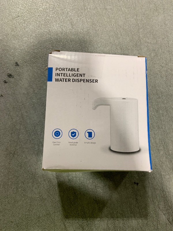 Photo 1 of 5 Gallon Automatic Drinking Portable Water Dispenser?Universal Electric Water Bottle Pump,USB Rechargeable Water Dispenser Water Pump with 2 Silicone, Portable Water Dispenser for Home Camping