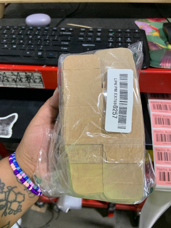 Photo 1 of SMALL BENECREAT 50PCS Gift Boxes Brown Paper Boxes Party Favor Boxes 1.5x1.5x1.5 Inches with Lids for Gift Wrapping, Wedding Party Favors, Mother's Day Festival Gift Packaging