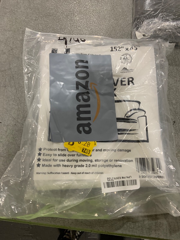 Photo 1 of SOFA Moving Covers (2 Pack) - 45" x 152" - Moving & Storage Bags - UBOXES