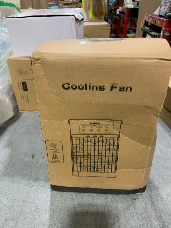 Photo 1 of Portable Air Conditioners, 4-IN-1 Portable AC Unit with 3 Wind Speeds, 3 Spray Mode, 7 Night Light & 2-8H Timer Air Conditioner Portable,Personal Small Mini Air Conditioner Air Cooler for Room Camping