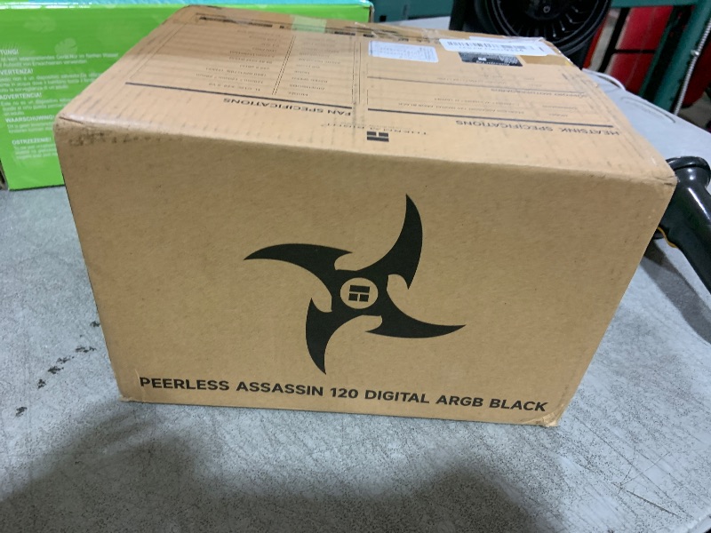 Photo 1 of Thermalright Peerless Assassin 120 Digital ARGB Black CPU Air Cooler, Digital Screen Top Cover,6 Heatpipes Computer CPU Cooler, for AM4/AM5,Intel LGA1700/1851/1150/1151/1200, PC Cooler-Black ARGB