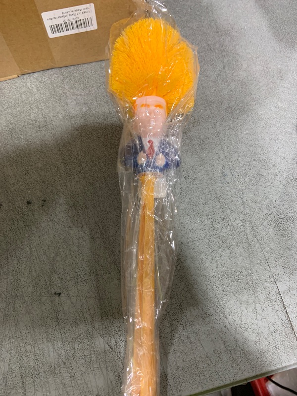 Photo 1 of Funny Toilet Brush,Prank Toilet Brush Cleaner, Funny Toilet Scubber,Make Toilet Great Again, Commander in Crap (Thumb Up Toilet Brush)
