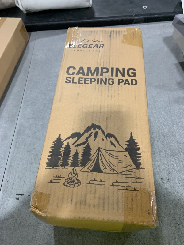 Photo 1 of Elegear FiberAir Camping Sleeping Pad, 4’’ Ultra-Thick & 1100lb Ultra-Support Camping Air Mattress with Multi-Function Electric Pump, Durable Sleeping Pad for Camping/Hiking/Tent/Home